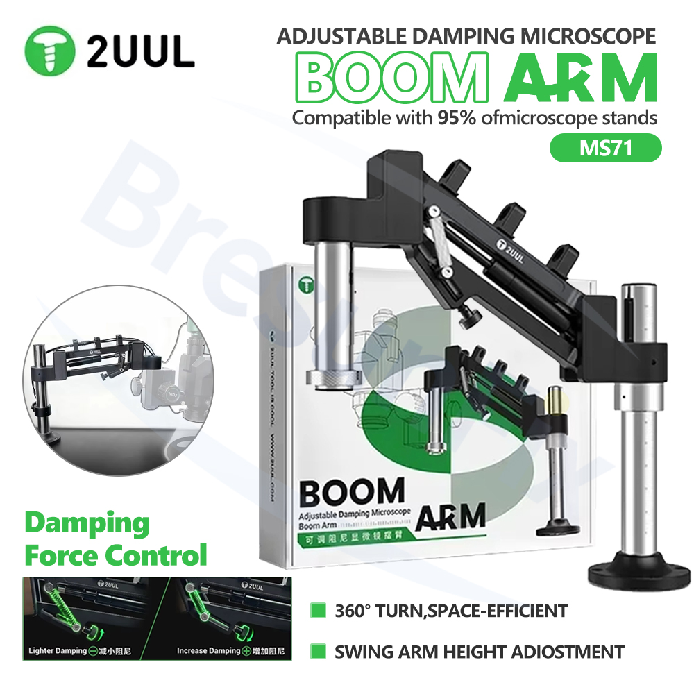 Electronics Repair Equipment - 2UUL MS71 Verstelbare Demping Microscoop Zwenkarm