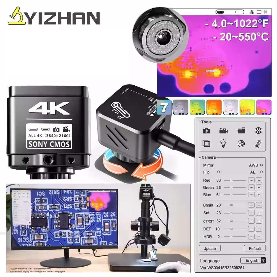 Electronics Repair In Usa - YIZHAN Warmtebeeldcamera 256*192 Pixels 4k Elektronica